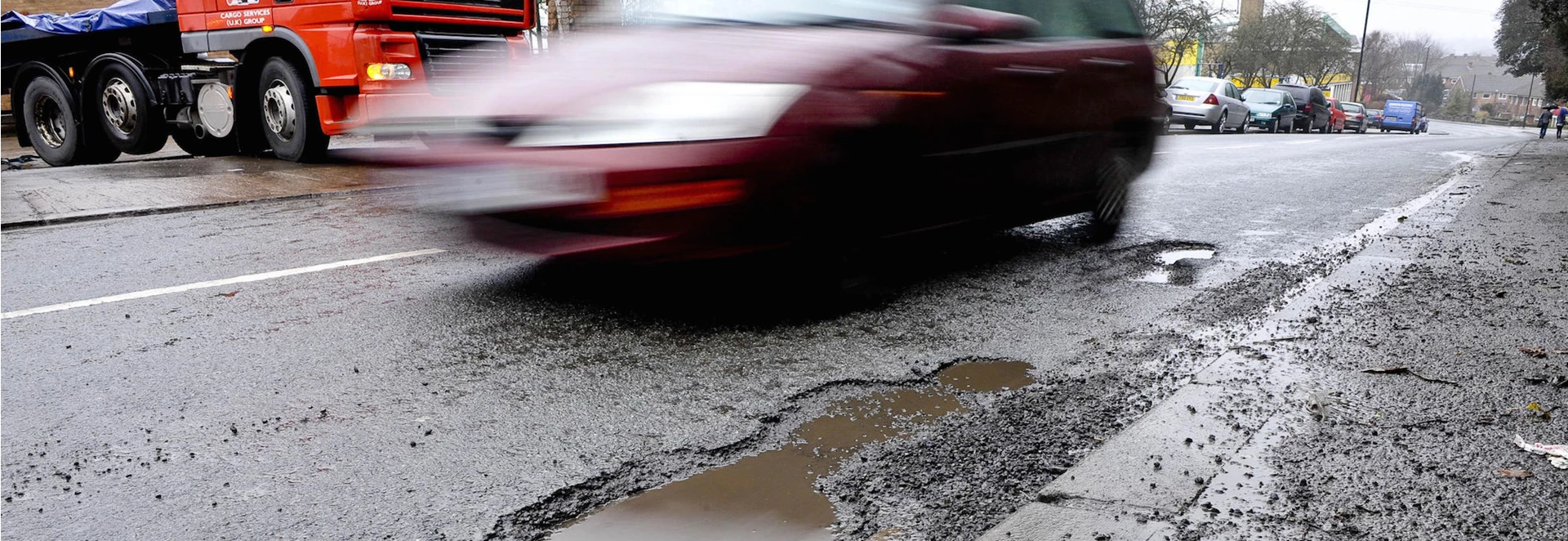 One million cars damaged by potholes in the last year 